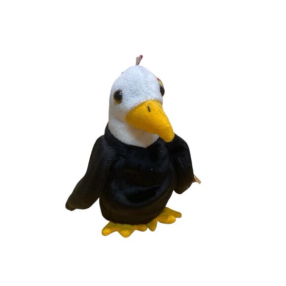 Beanie Babies America Themed Lot Of 7 USA Glory Hero Patriot Baldy Lefty Righty - Picture 7 of 8